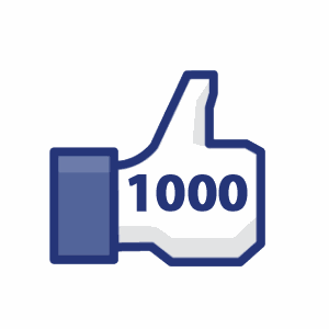 1000 j aime facebook