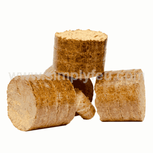 technique d'allumage de bûche de bois compressé avec un allume feu