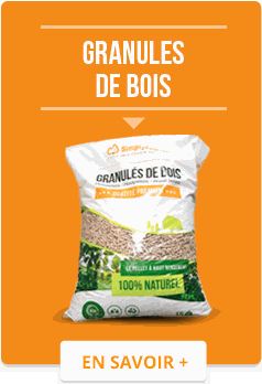 Pelle blanche naturelle pour le pellets fabriquée en France