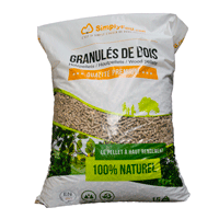 Sac de 15kg de Granulés de bois de marque SimplyPeilet par SImplyFeu Sac de granulés de bois