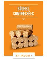 bois de chauffage compresse