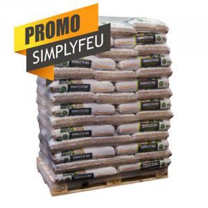 Palettes de pellets en promotion chez Simplyfeu.com