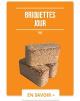 Briquette de bois compressé