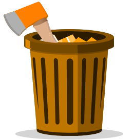 fin de la decoupe du bois