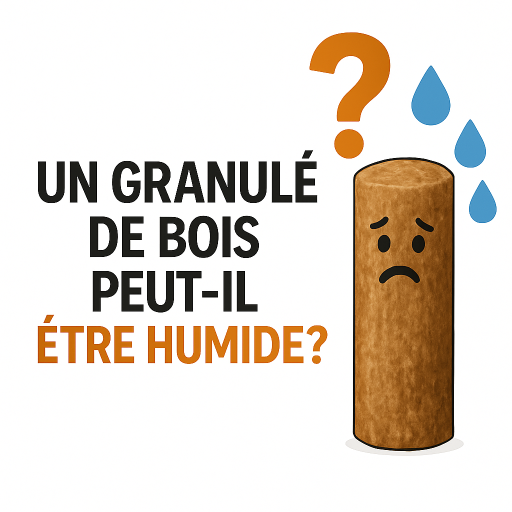 Un granulé de bois peut il être humide?