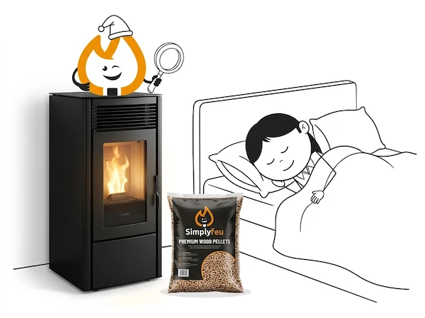 Peut-on laisser un poêle à pellets allumé la nuit