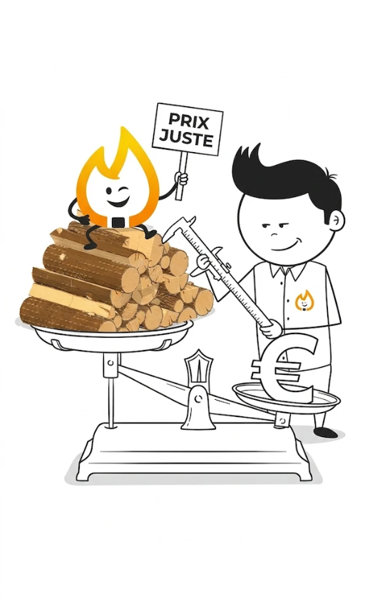 Prix stère bois, le bon prix, juste