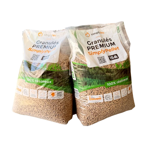 Sac de 15kg de granulés de bois SimplyPELLET