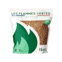 3 palettes de sac de pellet de bois 15kg Flammes vertes