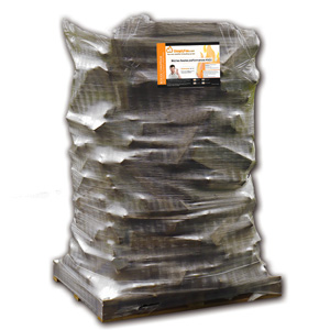 Bois de chauffage écorcé 30 cm - étuvé - 2,3 stères - chêne, charme, hêtre