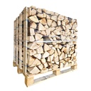 Bois pour poêle de masse - Résineux Aulne Tremble étuvé 25cm - 1,9 stères sur palette