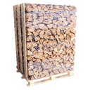Bois de chauffage 33 cm - étuvé - 1,70 stères - chêne, charme, hêtre