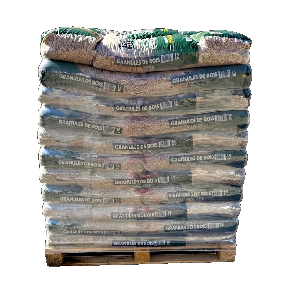 Granulés de bois Premium ECO BOIS ENERGIE - 66 sacs 990kg