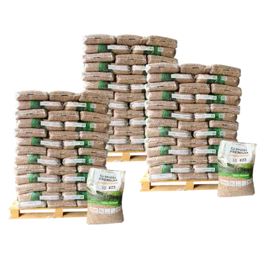 [PEL-3SF65] Granulés de bois Premium SimplyPELLET - 3 palettes - 195 sacs 2925 kg 